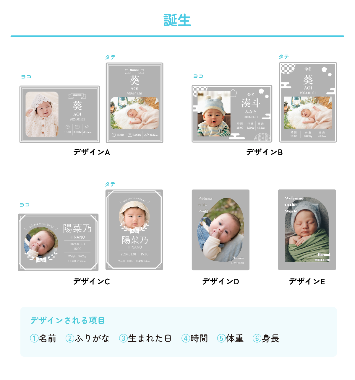 誕生テンプレ